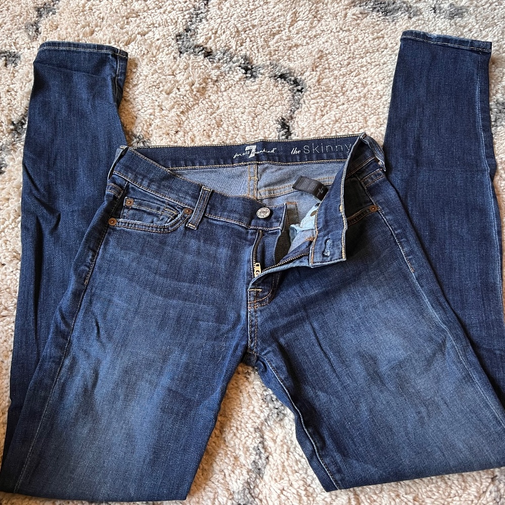 7 For All Mankind "The Skinny" Jeans